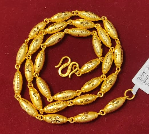 24 Size 100 Mg.1 Gram 24 kt Gold Forming Concept Chains By Chokerset  CSCHAIN1104
