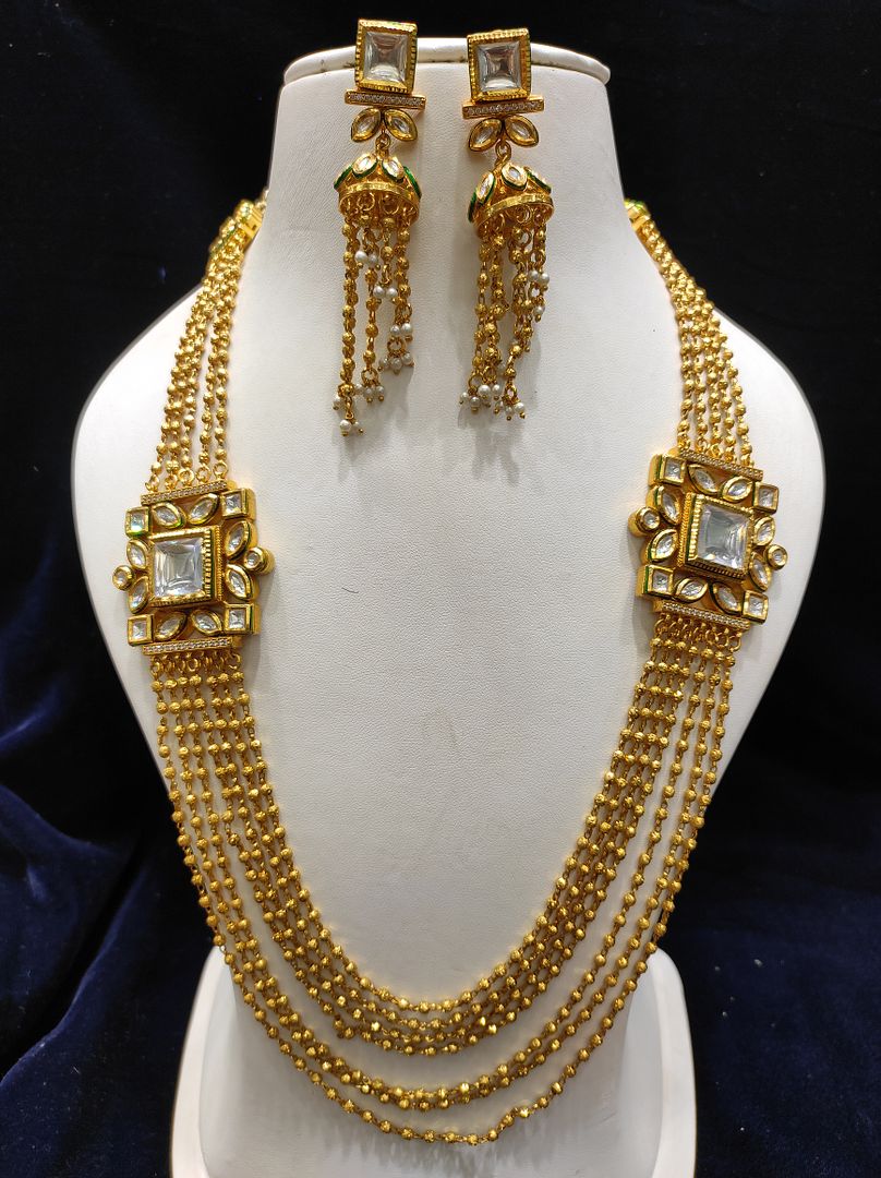 Fine Fashion Kundan Polki Jewellery Pendant Set By Chokerset CSACP475