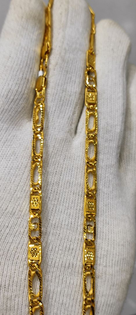 19.5 Size 100 Mg. Gold Forming Chain By Chokerset CHAIN9107