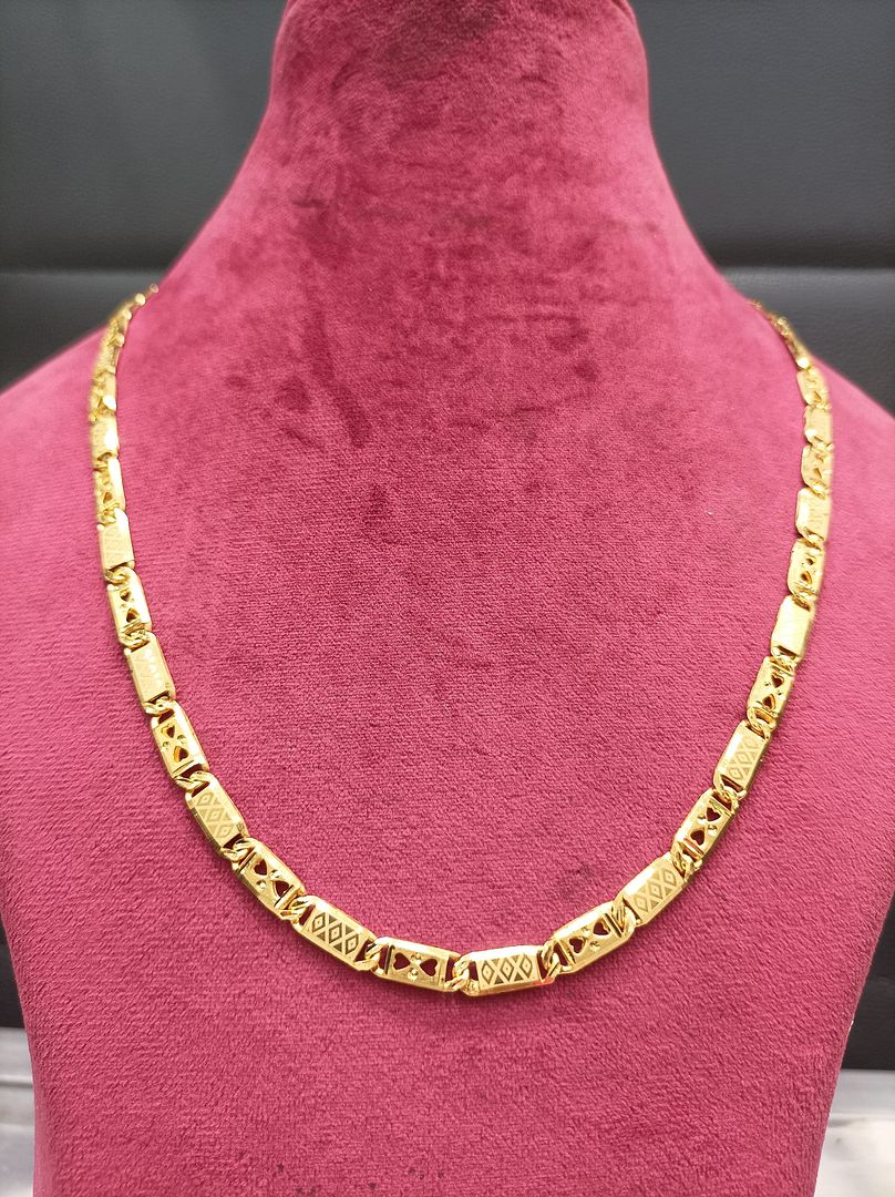 21 Size 200 Mg. Gold Forming Chain By Chokerset CSCH6803