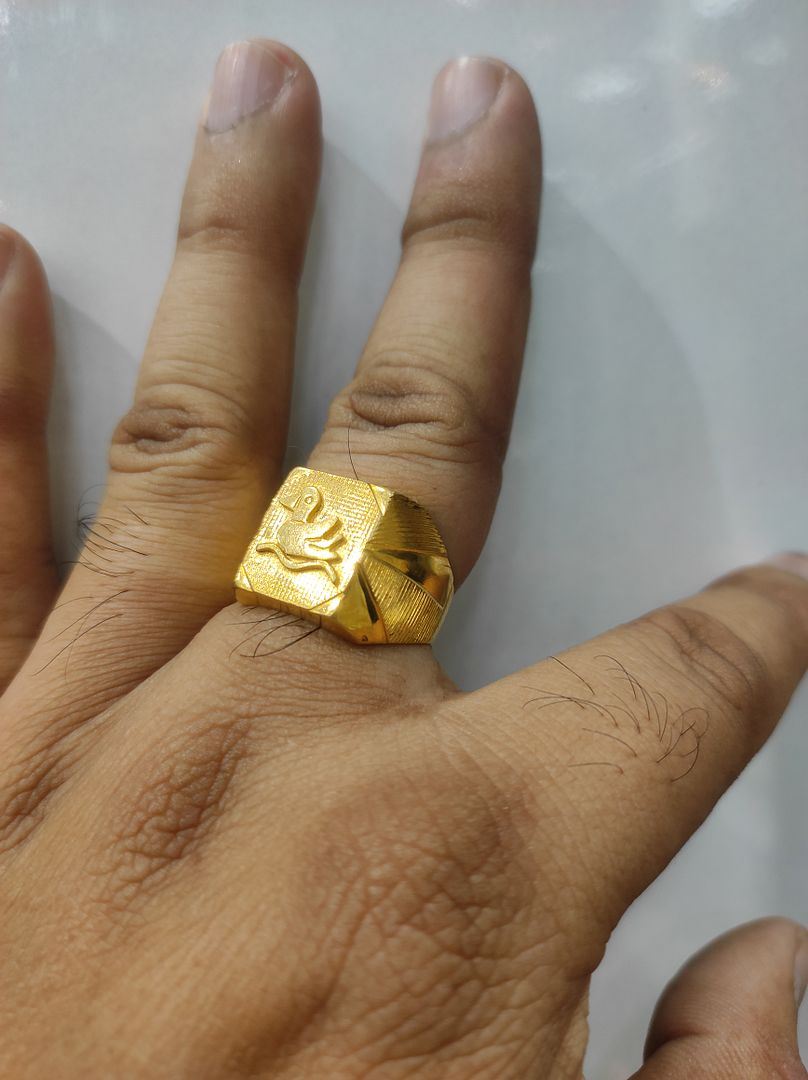 50 Milligram Gold Forming Ring By Chokerset WAF813