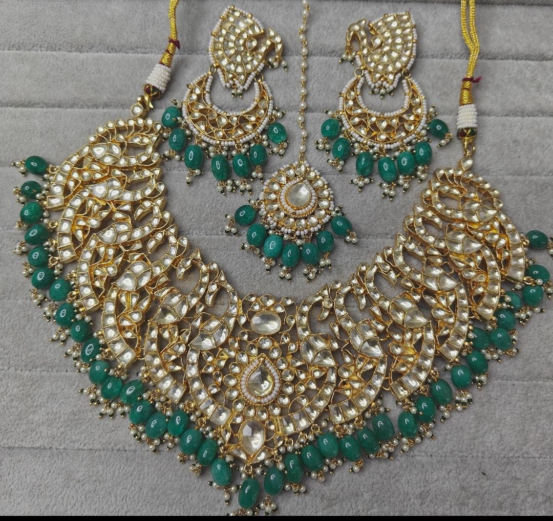 Fine Polki Kundan Antique Set By Chokerset APS1210