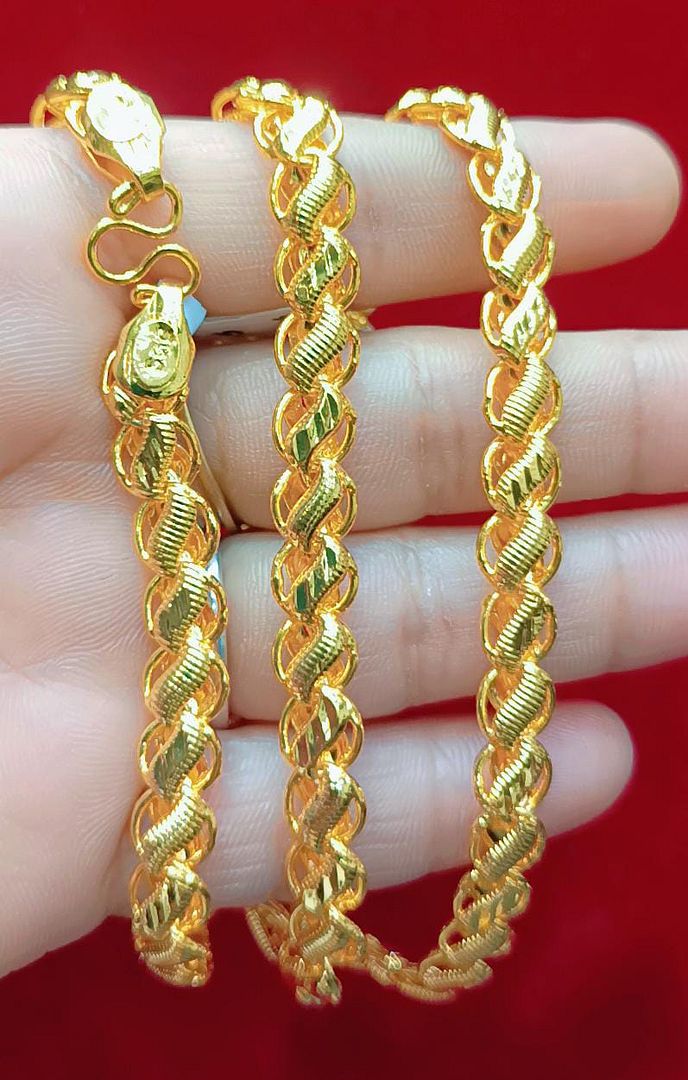 24 Size 100 Mg.1 Gram 24 kt Gold Forming Concept Chains By Chokerset  CSCHAIN1129