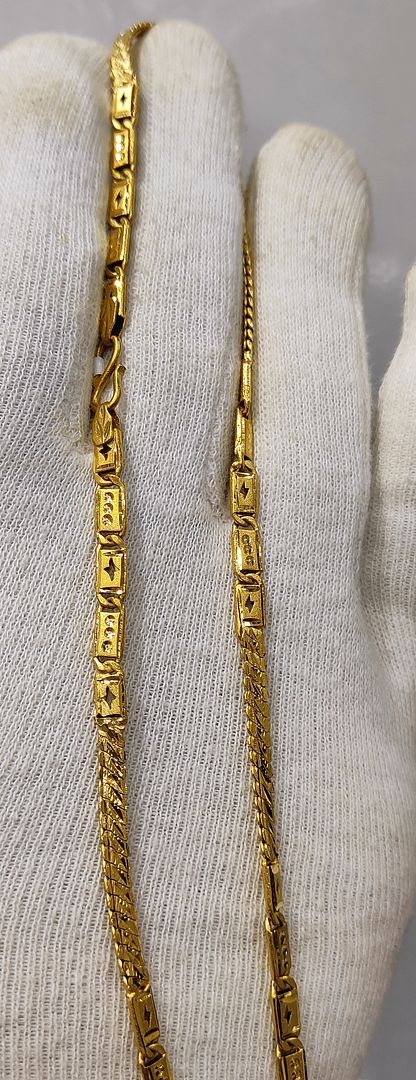 21 Size 100 Mg. Gold Forming Chain By Chokerset CHAIN9113