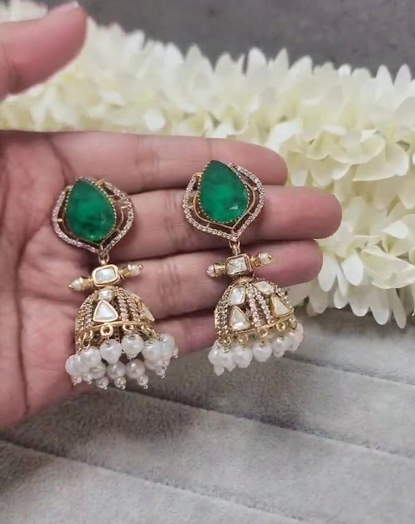 Fine Fashion Jewellery Earrings Jhumka By Chokerset APE1140