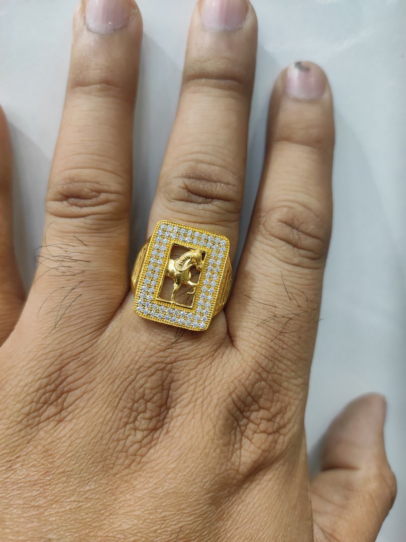 50 Milligram Gold Forming Ring By Chokerset WAF807