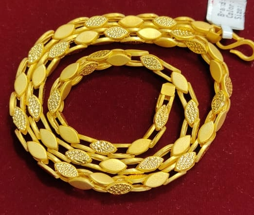 20 Size 200 Mg.1 Gram 24 kt Gold Forming Concept Chains By Chokerset  CSCHAIN1041