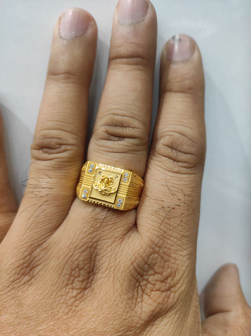 50 Milligram Gold Forming Ring By Chokerset WAF808