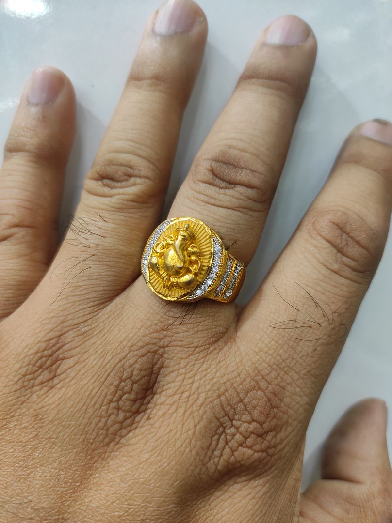 50 Milligram Gold Forming Ring By Chokerset WAF815