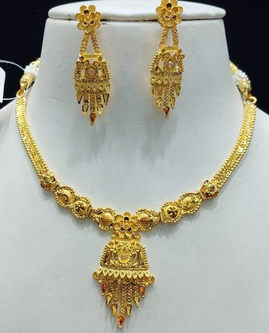 Gold Forming Jewellery Sets By Chokerset CSGF3558