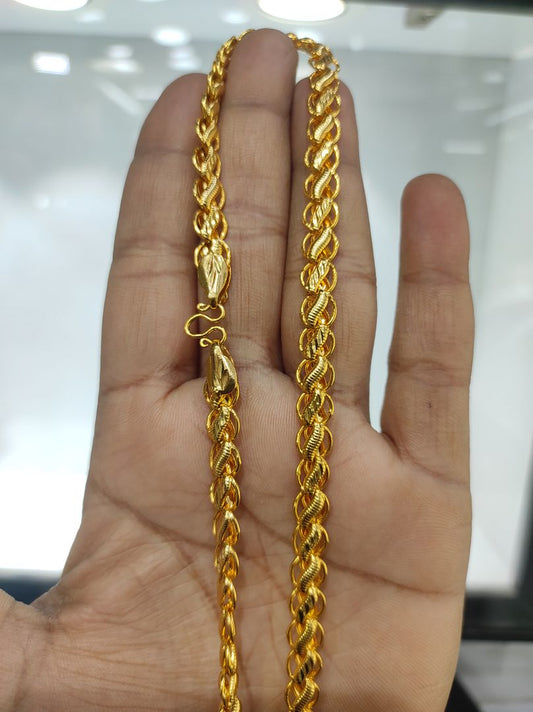 50 Milligram Gold Forming Chain By Chokerset WAC723