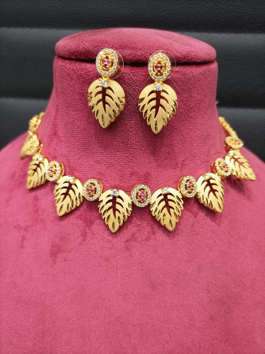 Gold Forming Jewellery Sets By Chokerset CSGF3535