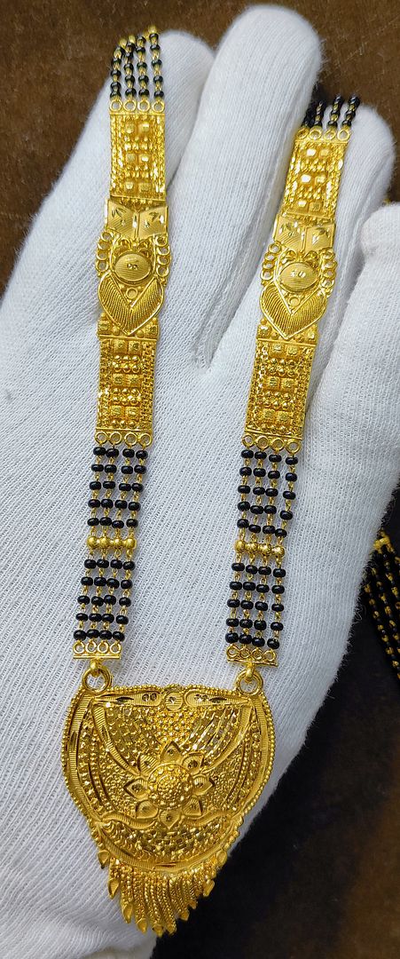 34 Size 200 MG Mangalsutra Gold Forming By Chokerset MANGAL889