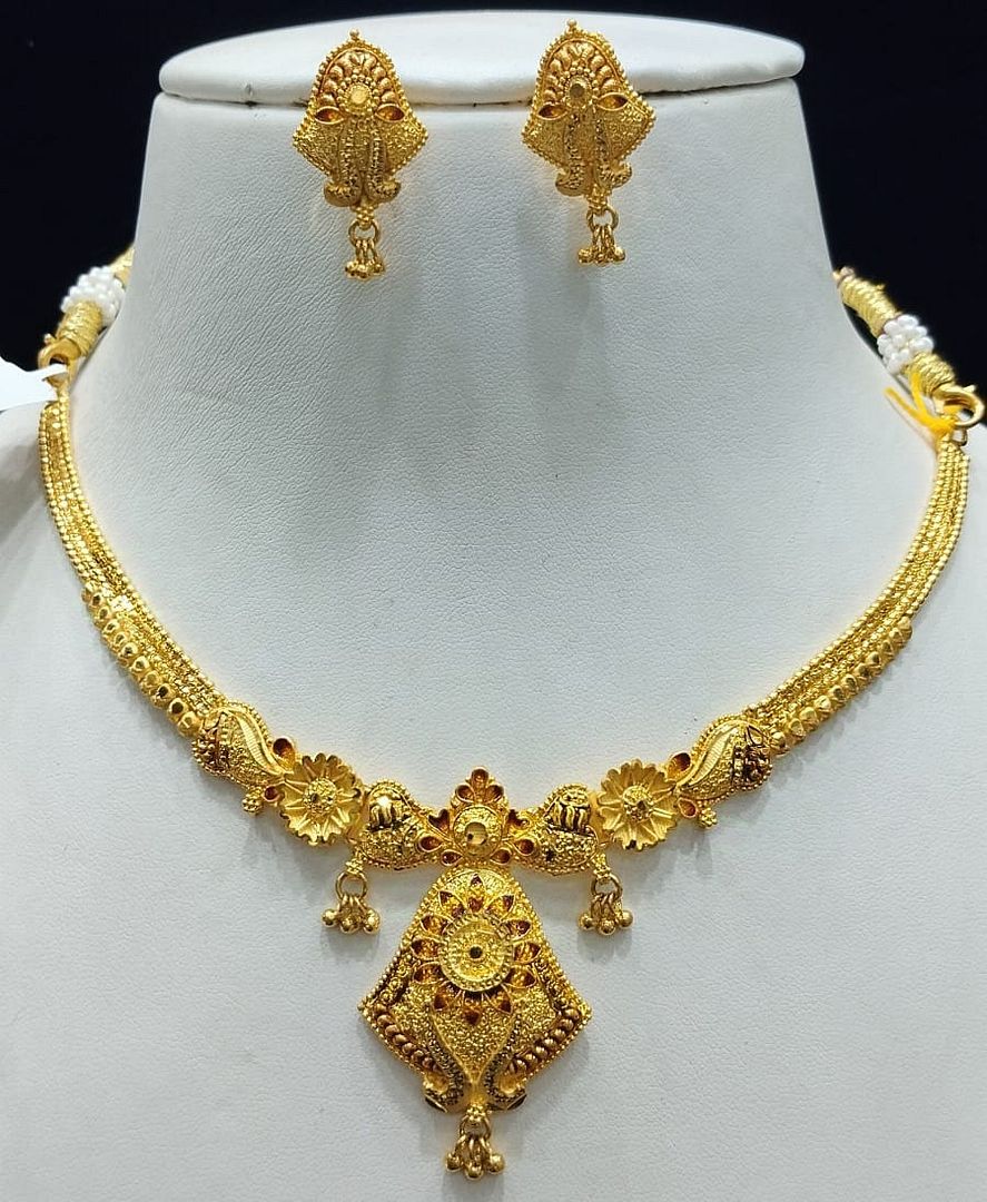 Gold Forming Jewellery Sets By Chokerset CSGF3583