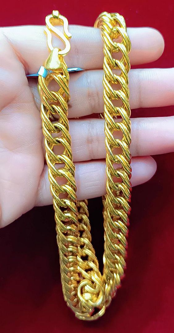 23 Size 400 Mg.1 Gram 24 kt Gold Forming Concept Chains By Chokerset  CSCHAIN1102