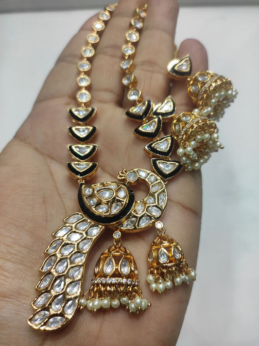 Fine Polki Kundan Antique Set By Chokerset APS903