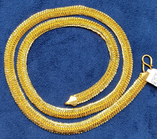24 Size 300 Mg.1 Gram 24 kt Gold Forming Concept Chains By Chokerset  CSCHAIN1077