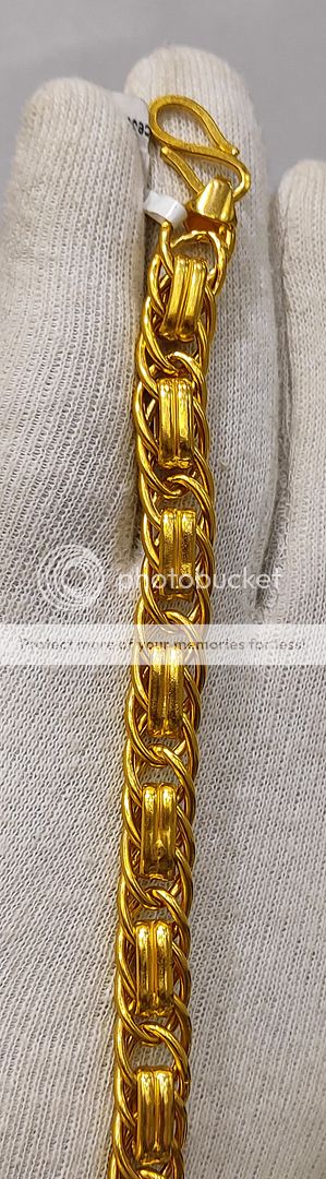 9 Size 300 Mg. Gold Forming Bracelet By Chokerset BRACE374