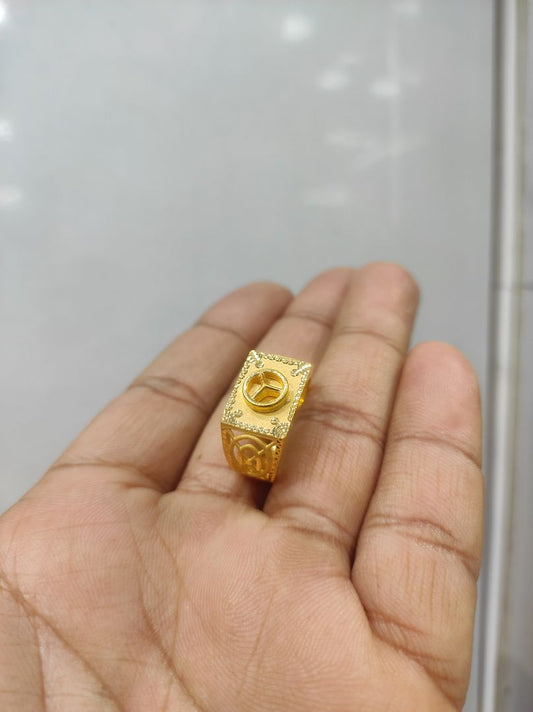 50 Milligram Gold Forming Ring By Chokerset WAF846