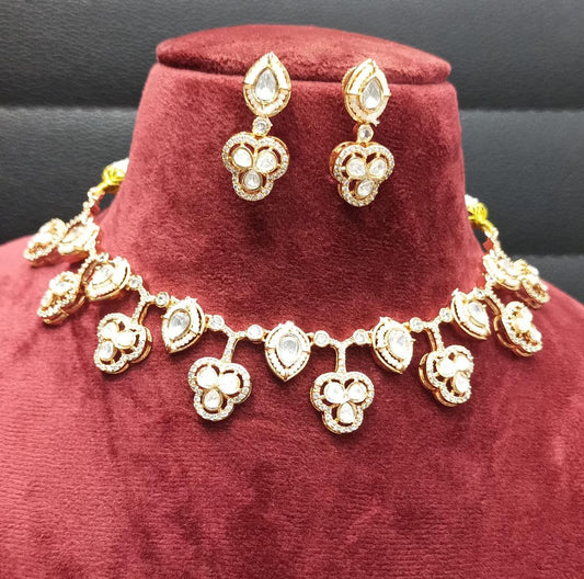 Polki Antique Necklace By Chokerset NECK4717