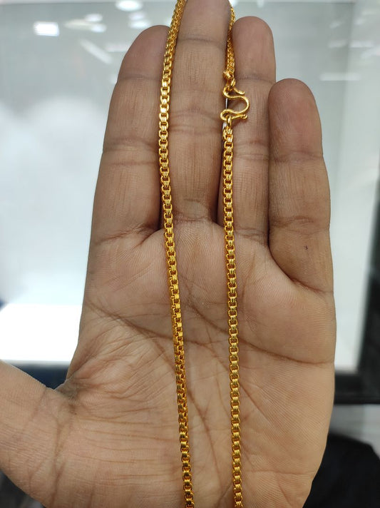 25 Milligram Gold Forming Chain By Chokerset WAC720