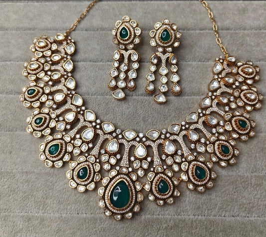 Fine Polki Kundan Antique Set By Chokerset APS1209