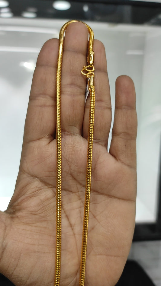 25 Milligram Gold Forming Chain By Chokerset WAC717