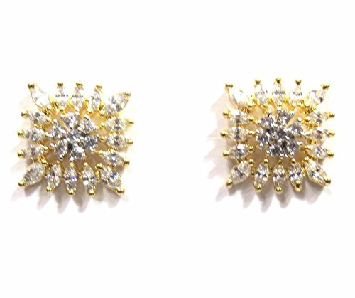 Jewelshingar Jewellery Diamond Looking Stud Earrings For Women ( 39205-ead-studds-plain )