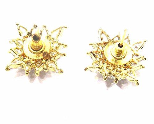 Jewelshingar Jewellery Diamond Looking Stud Earrings For Women ( 39228-ead-studds-plain )