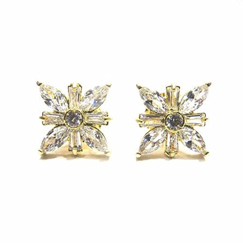 Jewelshingar Jewellery Diamond Looking Stud Earrings For Women ( 39398-ead-studds-plain )