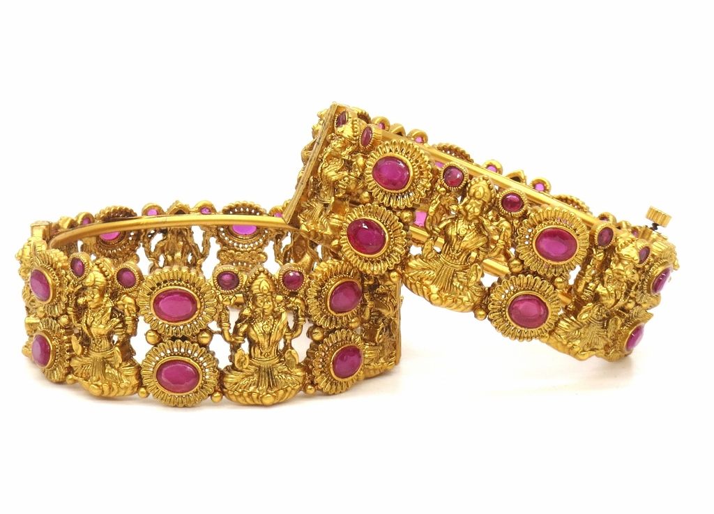 Jewelshingar Jewellery Shingar Jewellery Antique Plated Bangles For Women ( 45909-m-2.2 )