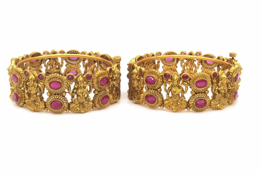 Jewelshingar Jewellery Shingar Jewellery Antique Plated Bangles For Women ( 45909-m-2.2 )