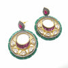 Jewelshingar Jewellery Gold Plating Multi Colour Dangle & Drop Earrings For Women ( 50756-dce )