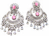 Jewelshingar Jewellery Fine Rhodium Jhumki Earrings For Women ( 51274EAD )