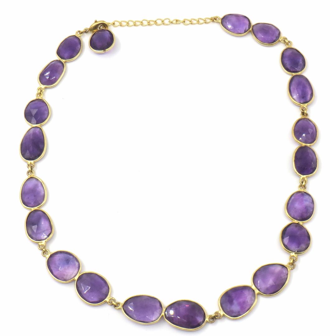 Jewelshingar Jewellery Fine Semi Precious Stone Necklace ( 53425URVO )