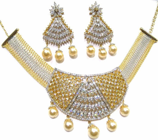 Jewelshingar String Necklace Set For Women Jewellery ( 5428-psad-antique ) - JEWELSHINGAR