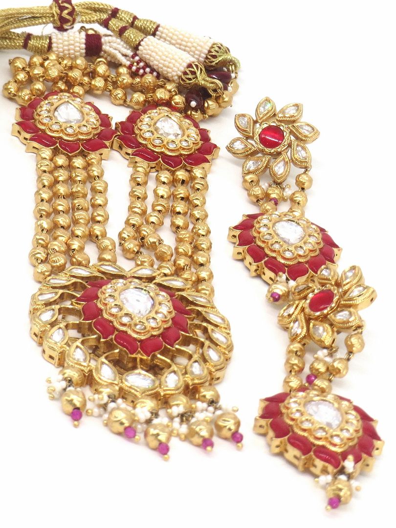 Jewelshingar Jewellery Gold Plated Pendant Sets For Women ( 56628ACP )