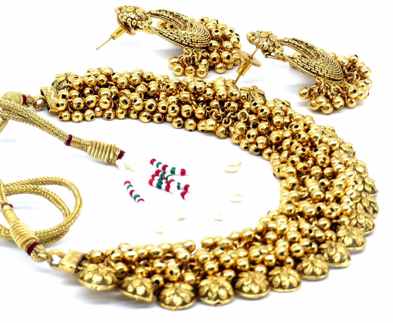 Jewelshingar Jewellery Gold Plated Necklaces For Women ( 56706ASP )