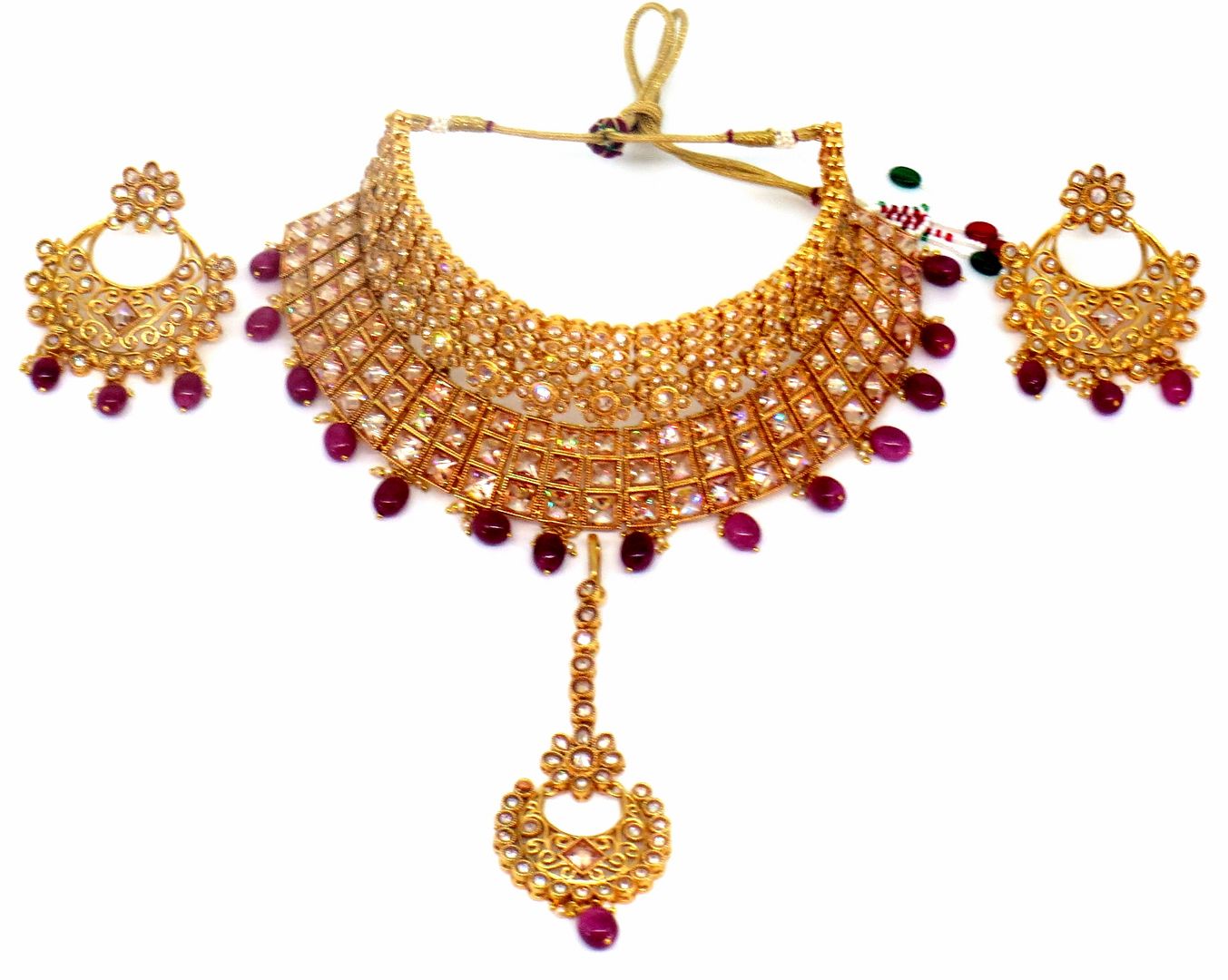 Jewelshingar Jewellery Gold Plated Necklaces For Women ( 56731ASP )