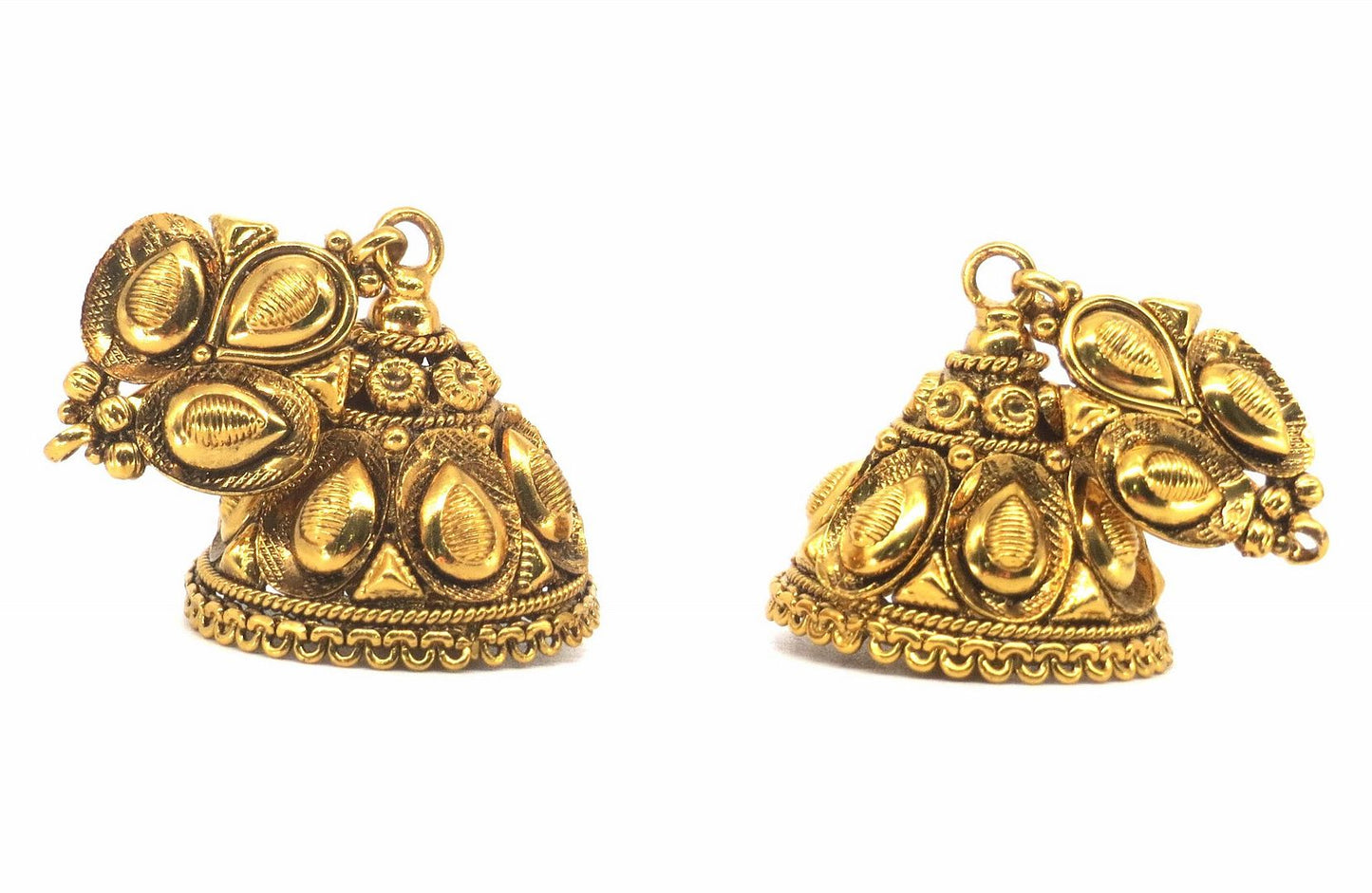 Jewelshingar Jewellery Gold Plated Gold Colour Earrings For Women ( 57103PEJ )