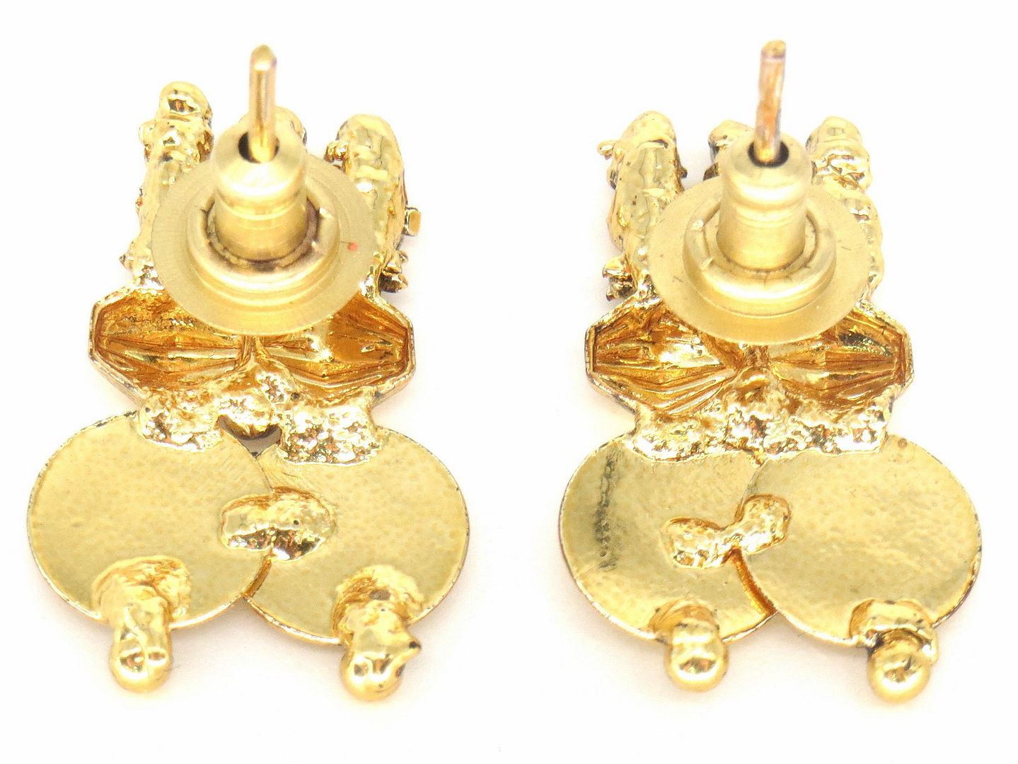 Jewelshingar Jewellery Gold Plated Gold Colour Earrings For Women ( 57399ACE )