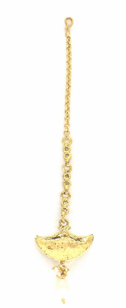 Jewelshingar Jewellery Gold Plated Polki Maangtikka For Women ( 58332MTP )