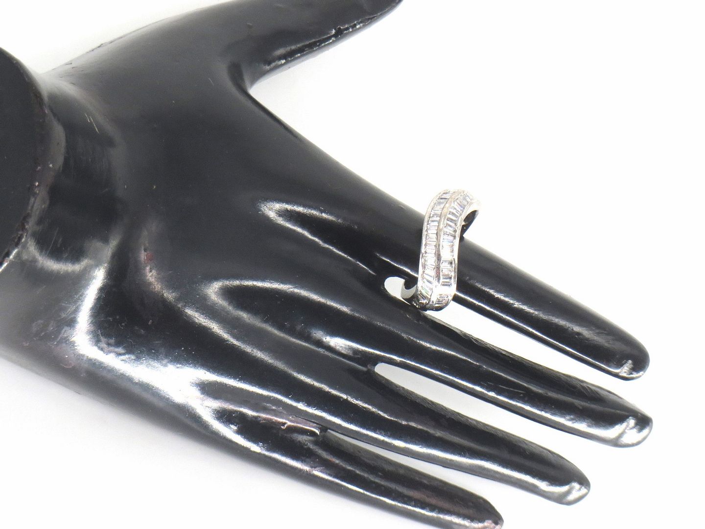 Jewelshingar Jewellery American Diamond Clear Colour Size 15 Silver Plated Ring For Girls ( 59144RIN )