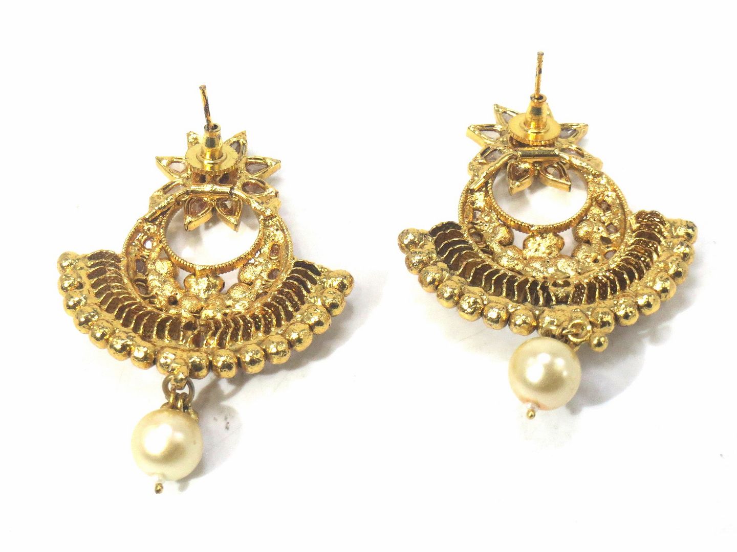 Jewelshingar Jewellery Gold Plated Diamond Earring For Women ( 61193PLE )