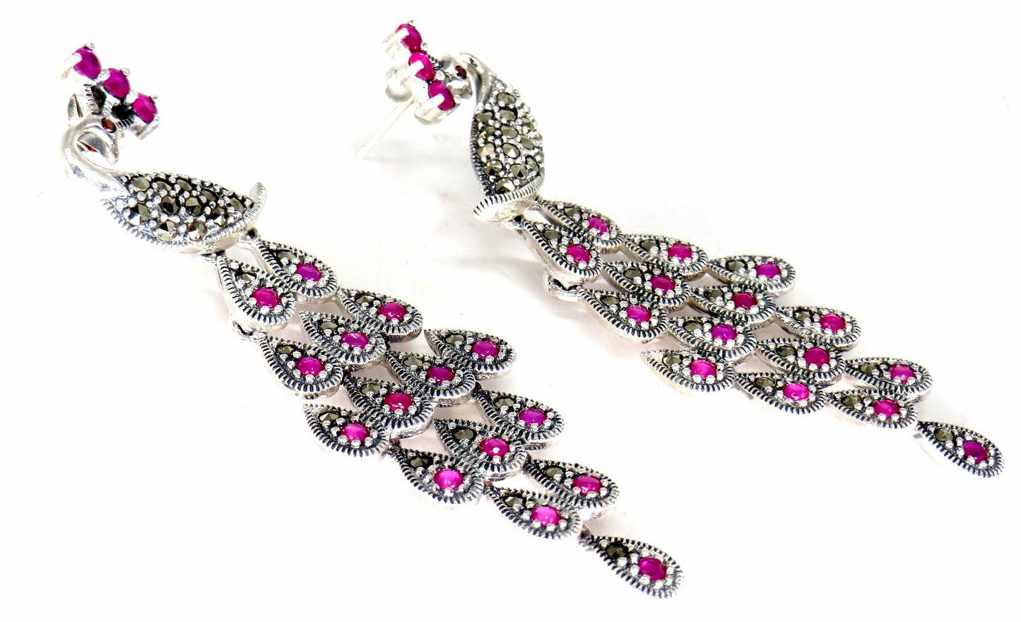 Jewelshingar Jewellery Silver Plated Diamond Earrings For Women ( 61370SSE )