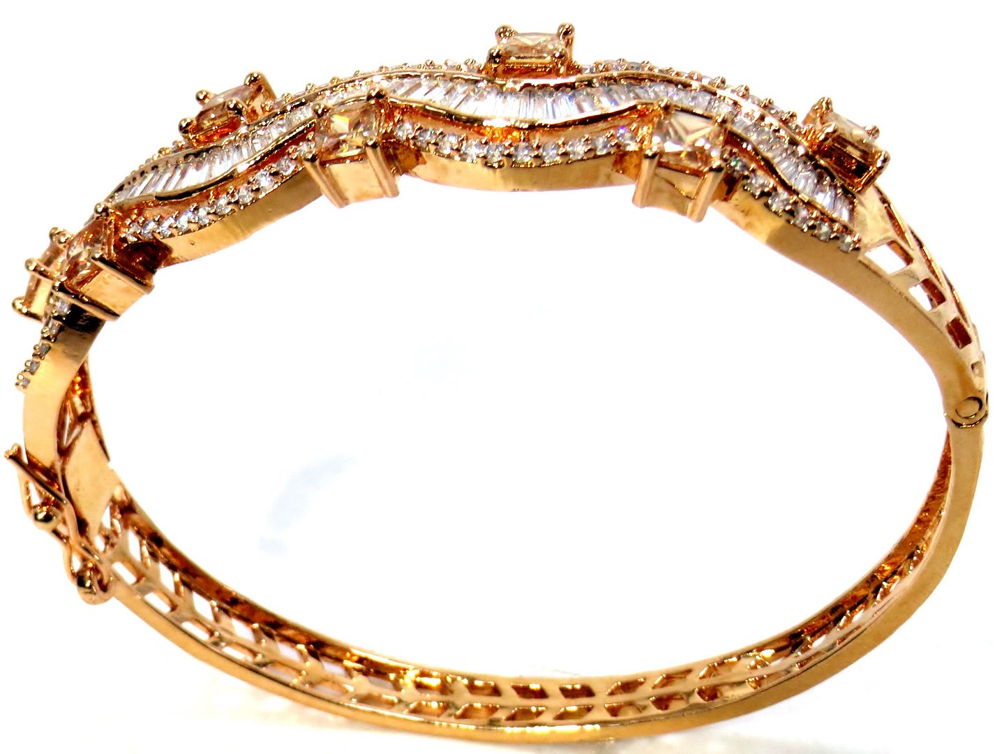 Jewelshingar Jewellery Gold Plated Diamond Bracelet For Women ( 61571BCD )