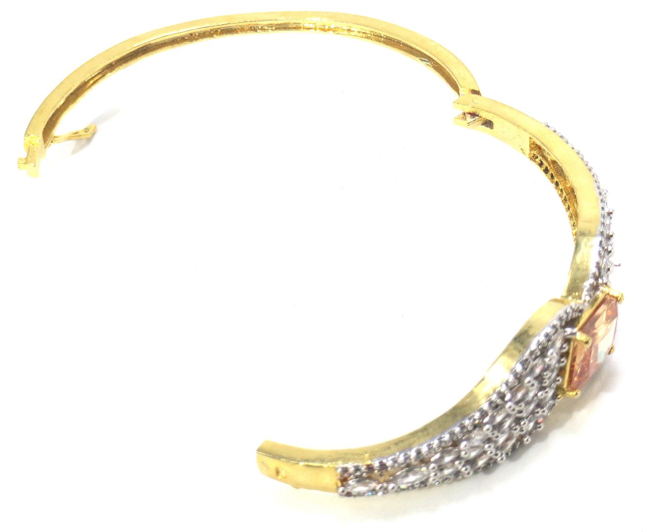 Jewelshingar Jewellery Gold Plated Diamond Bracelet For Women ( 61593BCD )