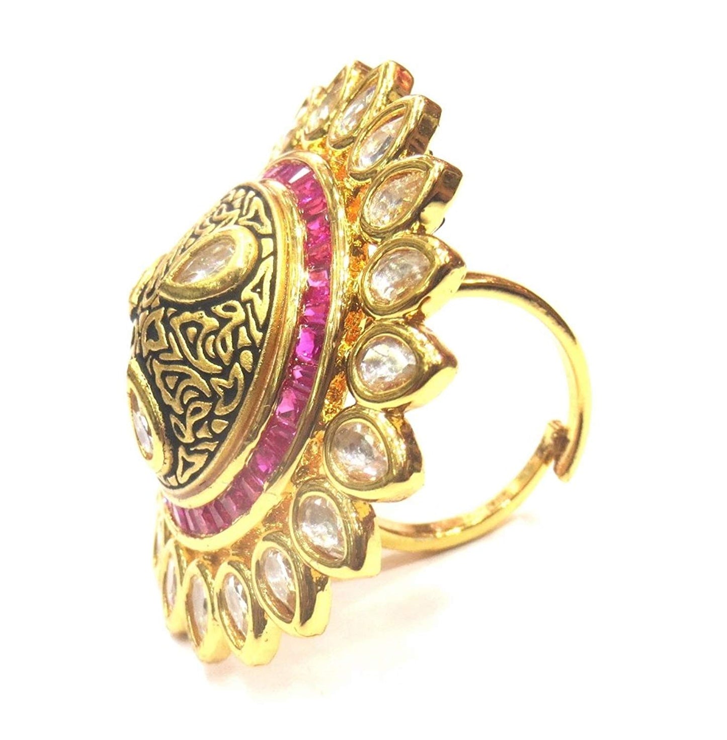 Jewelshingar Jewellery Exclusive Ring For Women ( 36814-ring-ruby )