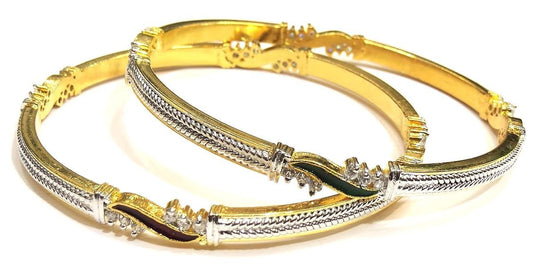 Jewelshingar Cubic Zirconia Bangles Set For Women Jewellery ( 6854-2.6-jb-a-1 ) - JEWELSHINGAR