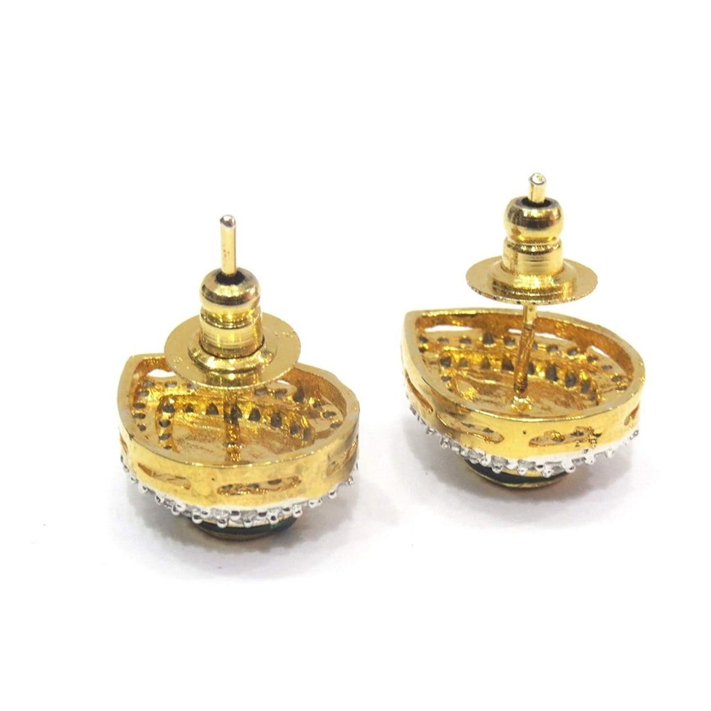 Jewelshingar Jewellery Fine Plated Stud Earrings For Women ( 18113-gjt )